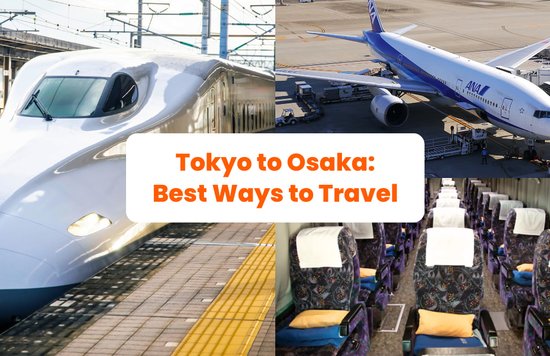 Osaka to Tokyo by train, plane or bus