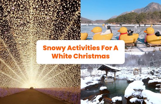 Snowy activities for a white Christmas