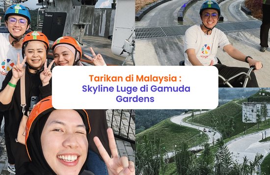 Skyline Luge Gamuda Gardens akan dibuka di Malaysia 9 Disember 2023 ini