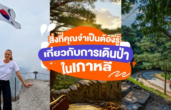 สิ่งที่คุณจำเป็นต้องรู้เกี่ยวกับการเดินป่าในเกาหลี🏞️      