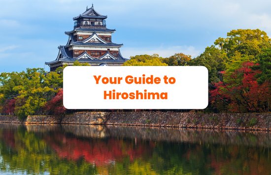 hiroshima castle and the title of the article in the middle