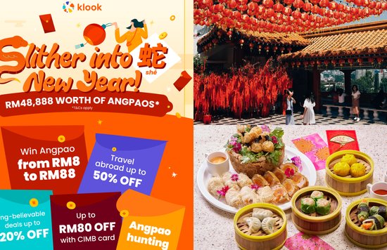 Klook Chinese New Year 2025 travel promotions giveaways