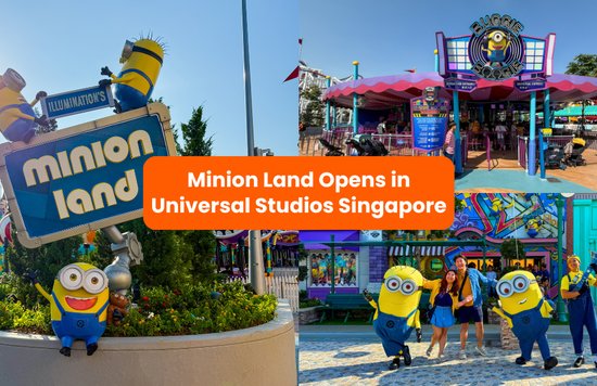 New minion land in universal studios singapore