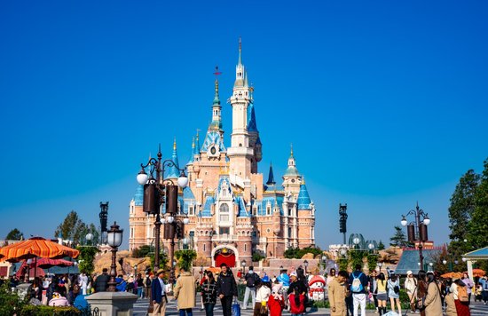 上海ディズニーランド アトラクション　お城