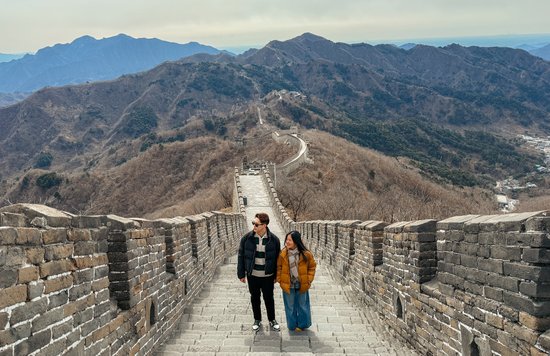 Mutianyu Great Wall of China Beijing - View from Tower 6