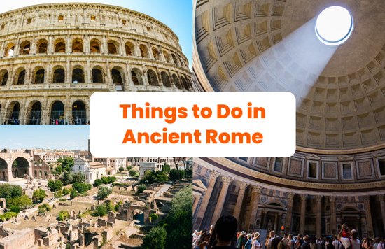 ancient roman buildings - banner