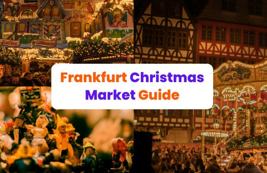collage of photos of frankfurt christmas markets