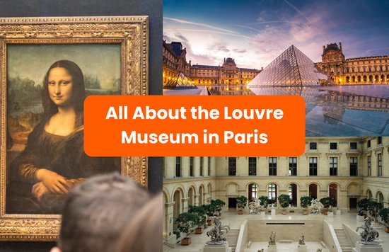 collage of images of the louvre