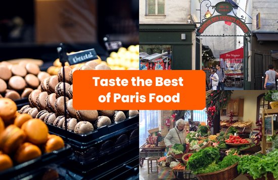collage of paris food markets