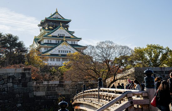 exterior of osaka castle