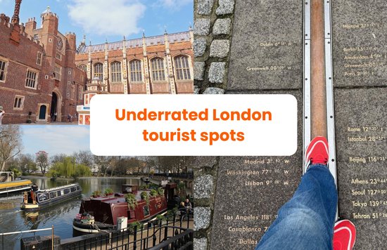 Underrated London tourist spots, from Little Venice to Greenwich Meridian and Hampton Court Palace