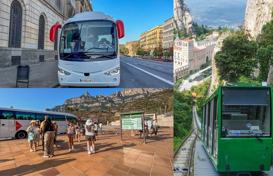 Barcelona to Montserrat transportation options