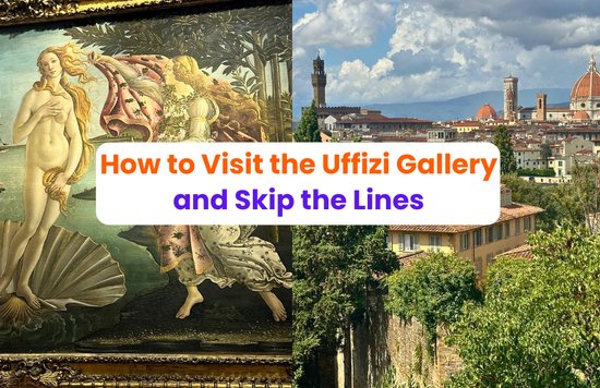 Klook header for Uffizi museum article with photo of the birth of venus and florence