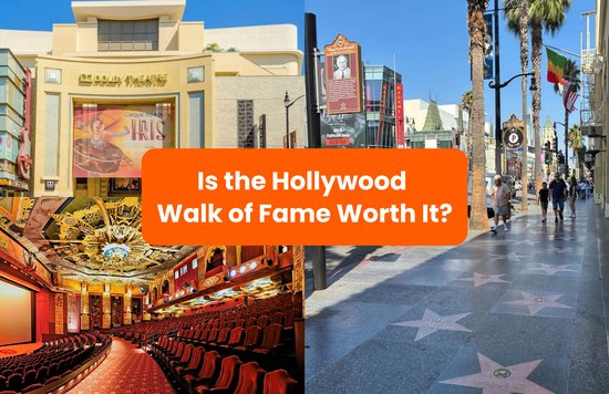 Hollywood Walk of Fame with Dolby Theatre and star-lined boulevard