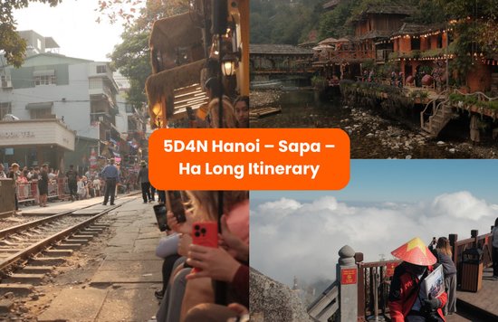 SG - 5D4N hanoi sapa ha long itinerary