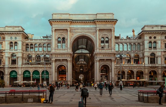 Galleria Vittorio Emanuele II in Milan | Photo Credit: Ouael Ben Salah on Unsplash