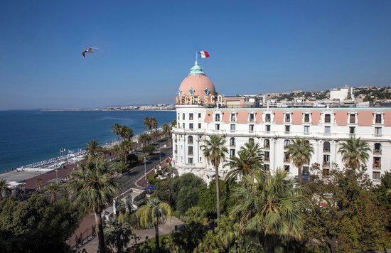 Hotel Le Negresco Nice with beachfront location and historic architecture