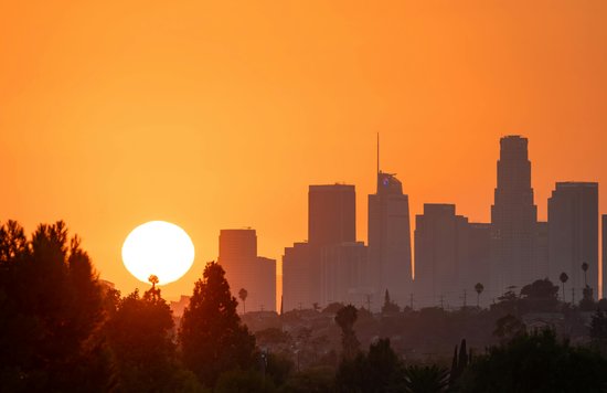 Golden hour at Los Angeles | Photo Credits: Soly Moses on Pexels