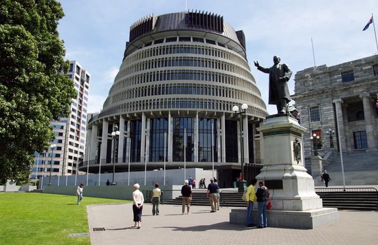 Beehive in Wellington | Photo Credit: Wikimedia Commons
