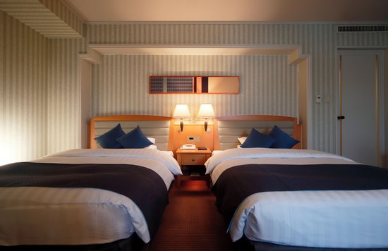 Elegant twin room interior at Hotel Nikko Nara near JR Nara Station