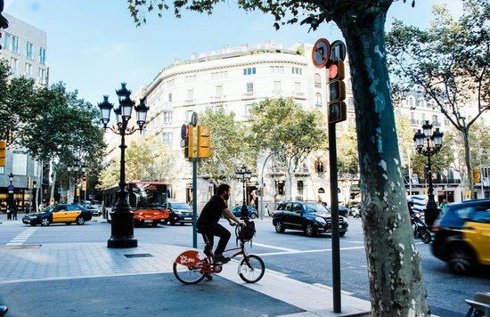 Eixample district of Barcelona, Spain