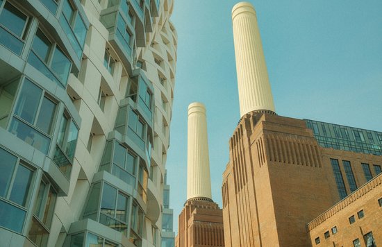 Battersea Power Station, a blend of industrial history and modern design in London
