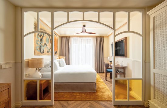 Modern guest room with stylish design at Only YOU Hotel Sevilla