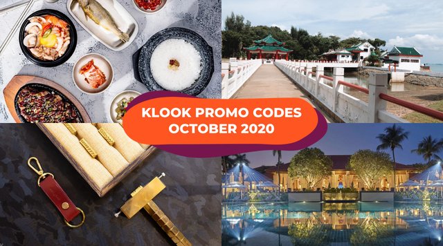 Klook Promos October 2020 : Up to 67% Off Staycations, 1-For-1 Deals & More
