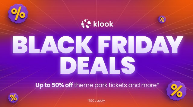 Klook’s Black Friday 2025 Sale: Up to 50% Off + EOY Deals