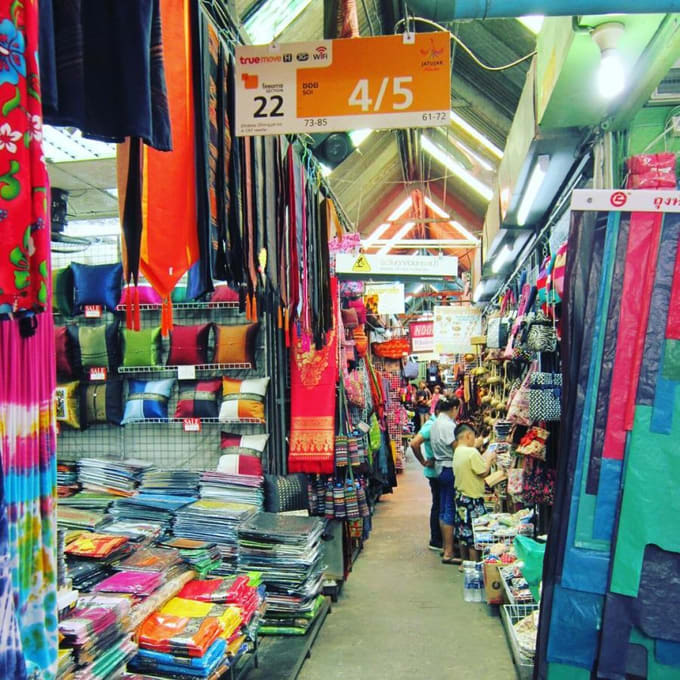 chatuchak là một trong những khu chợ đường phố ở bangkok