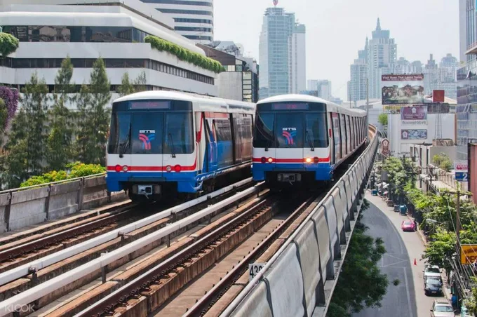 AZ Cách Di Chuyển Bằng Các Hệ Thống Tàu Điện Bangkok BTS MRT Airport  Rail Link