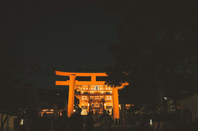cổng đền fushimi inari