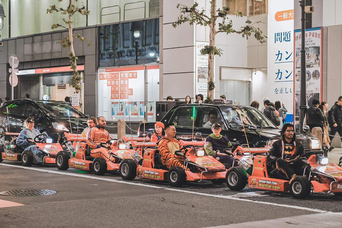 xe go-kart tại tokyo