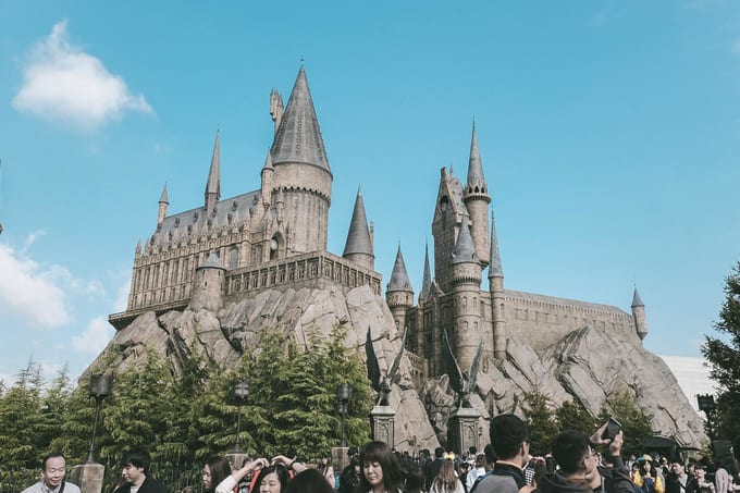 lâu đài harry potter tại universal studios japan