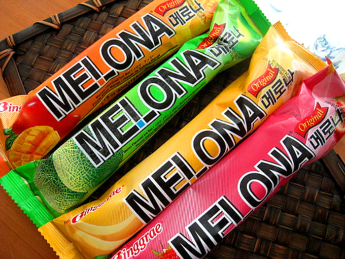 Different flavours of Melona