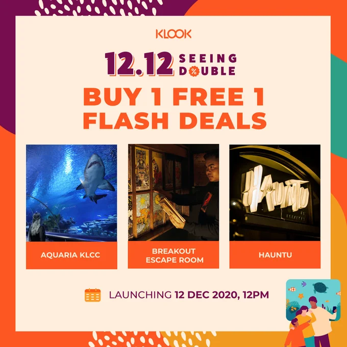 klook 12.12 flash deals