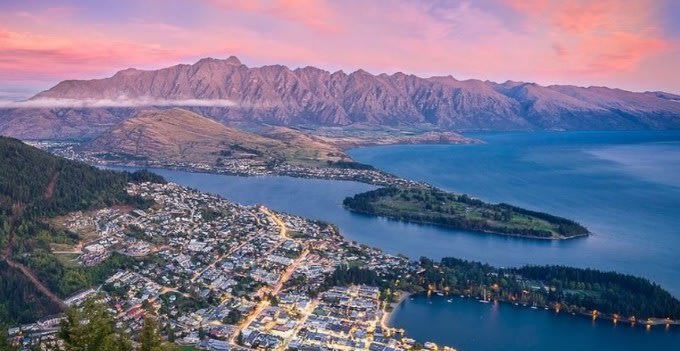 Gondola Skyline Restaurant Bobs Peak Remarkable Queenstown New Zealand  Postcard