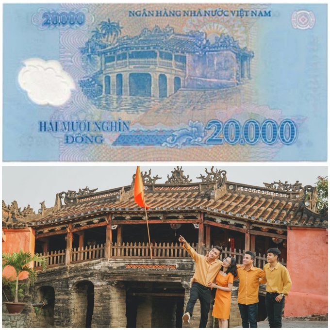 Tờ 20.000 Đồng: Chùa Cầu, Hội An 
