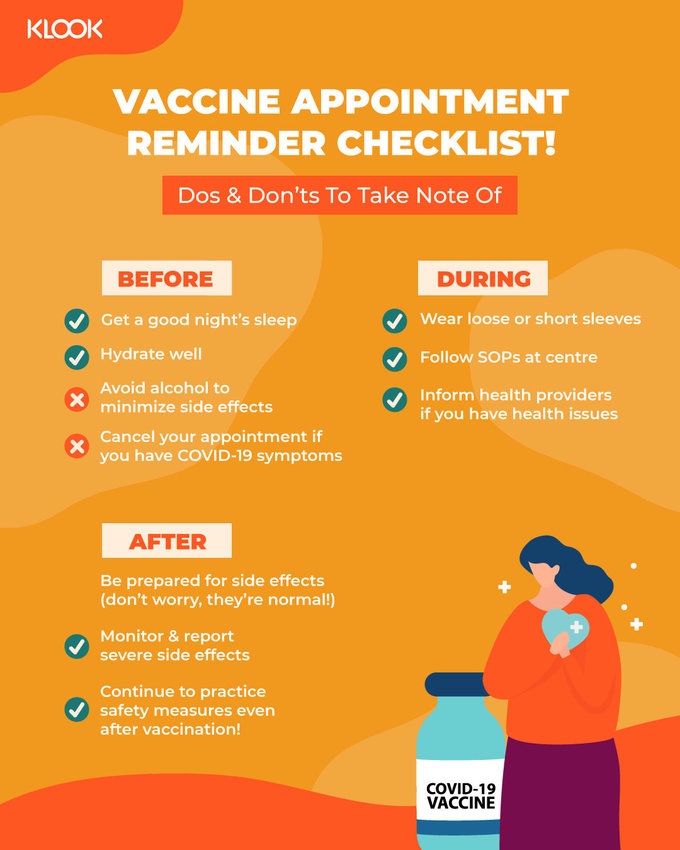 Covid 19 Vaccine Side Effects What To Expect How To Prepare For Your Appointment Klook Travel Blogklook Travel