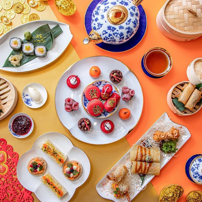 chinese new year high tea catering