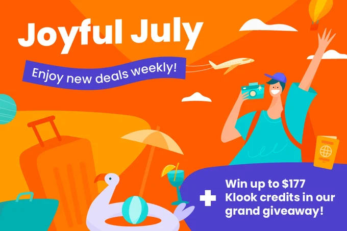Klook Joyful July Sale