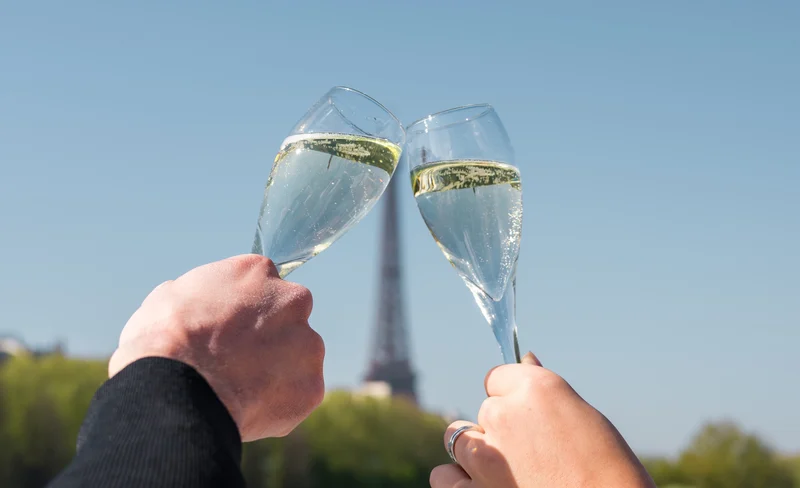 Sparkling Champagne Cruise on Bateaux Mouches in Paris