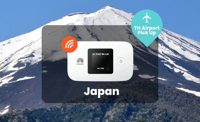 [SALE] Unlimited Data Pocket WiFi (BKK & DMK Airport Pick Up) for Japan
