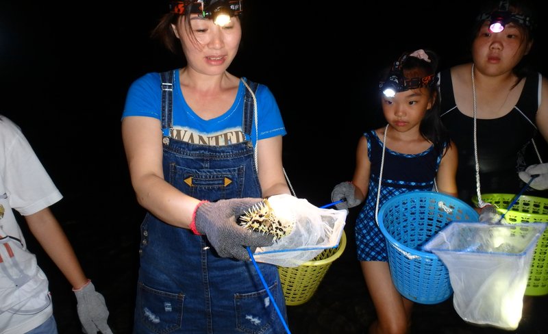Night Intertidal Zone Exploring Experience in Penghu by Love Ocean