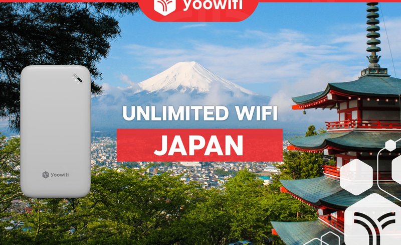 Unlimited 4G Travel UPSIZED WIFI for Japan