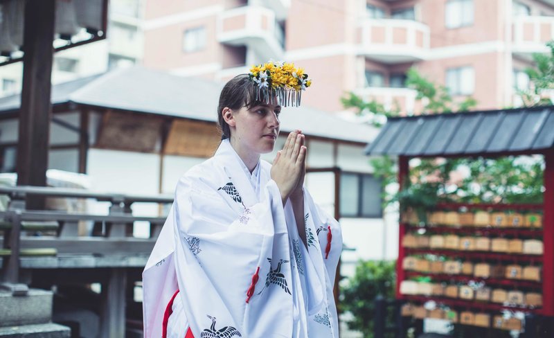 Shrine-Maiden Experience in Kyoto