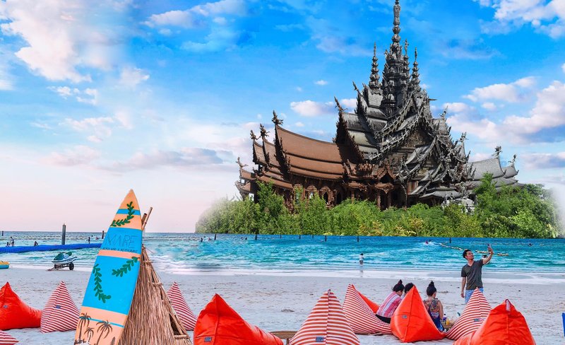 Sanctuary of Truth and Koh Larn Join Tour from Pattaya