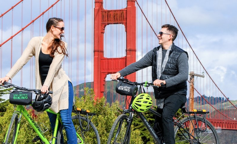 Golden Gate Bridge Guided Bike Tour by Unlimited Biking