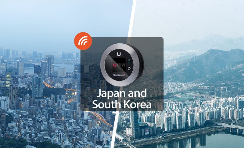 4G Portable WiFi for Japan and South Korea from Uroaming (Unlimited Data)