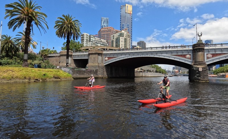 Yarra River Waterbike Experience in Melbourne